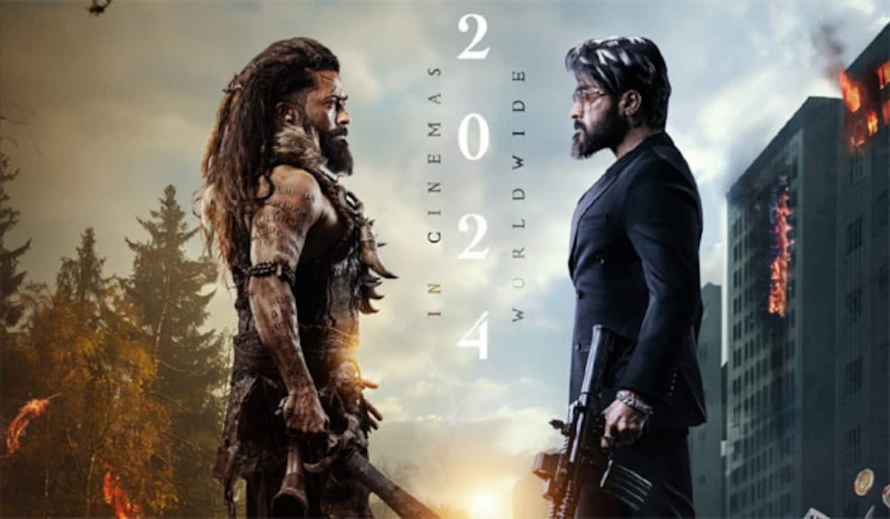 கங்குவாவில் இரண்டு வேடத்தில் நடிக்கும்  சூர்யா