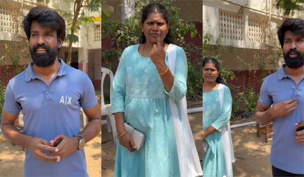 ஓட்டளிக்க முடியாமல் வேதனையுடன் திரும்பிய சூரி
