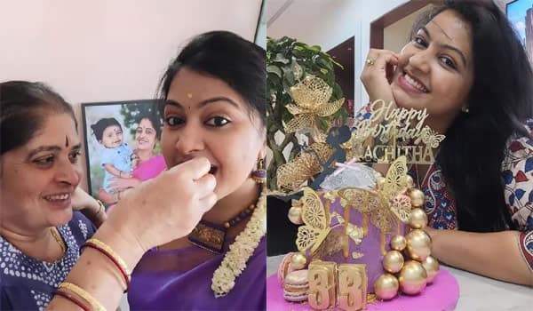 புதுவீட்டில் பிறந்தநாள் கொண்டாடிய ரச்சிதா