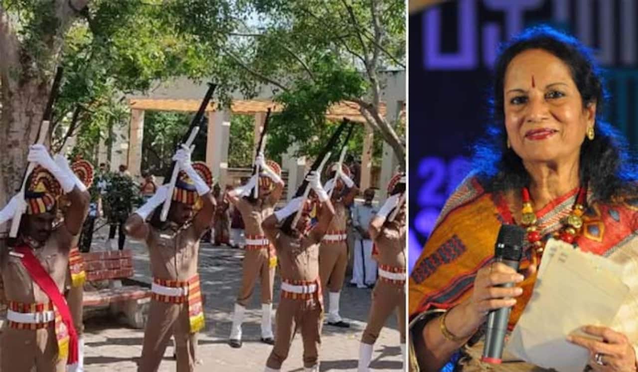 30 குண்டுகள் முழங்க காவல்துறை மரியாதையுடன் வாணி ஜெயராம் உடல் தகனம்