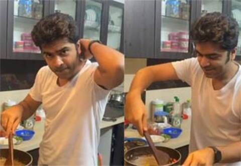 சமையலில் இறங்கிய சிலம்பரசன்