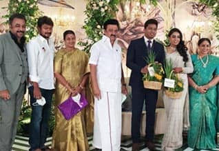 சரண்யா - பொன்வண்ணன் மகள் திருமணம் - முதல்வர் வாழ்த்து