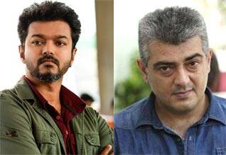 வரி கட்டுங்க விஜய், WeSupportThalapathyVijay - டுவிட்டரில் விஜய், அஜித் ரசிகர்கள் மோதல்