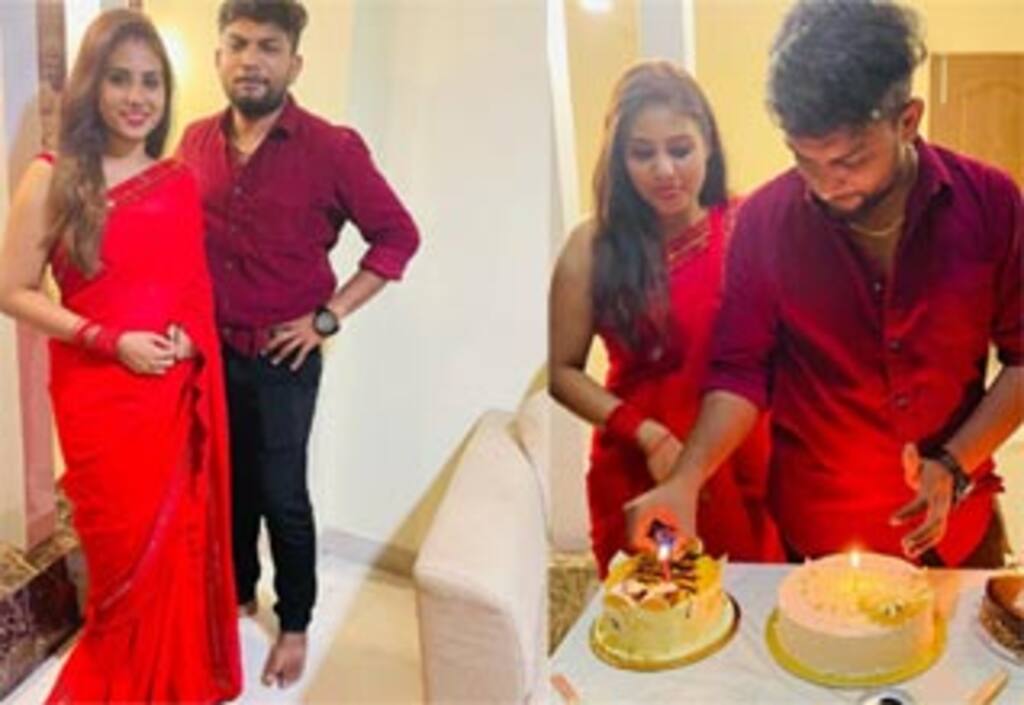 பத்து ஆண்டு காதல்... ஒரு வருட திருமண வாழ்க்கை...! திருமண நாளில் சீரியல் நடிகை நெகிழ்ச்சி