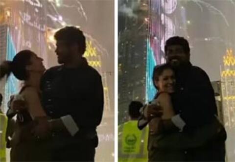 துபாயில் புத்தாண்டு கொண்டாடிய விக்னேஷ் சிவன் - நயன்தாரா
