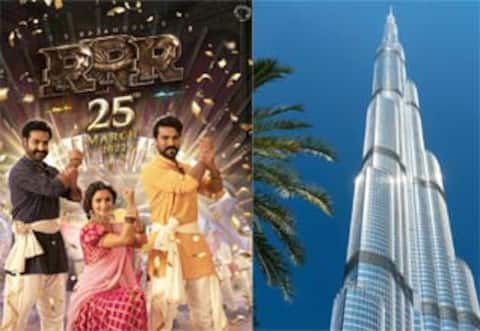 துபாய் புர்ஜ் கலிபாவில் ஆர்ஆர்ஆர் விழா