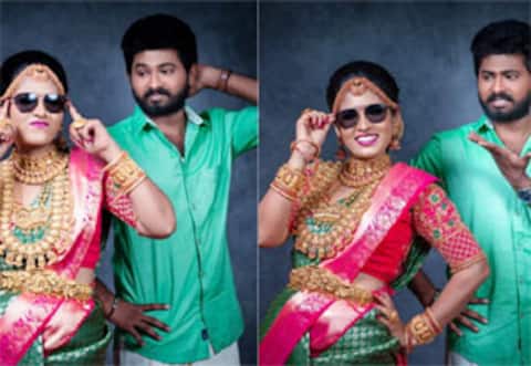 திருமண கோலத்தில் வீஜே தீபிகா - சரவண விக்ரமின் போட்டோஷூட்