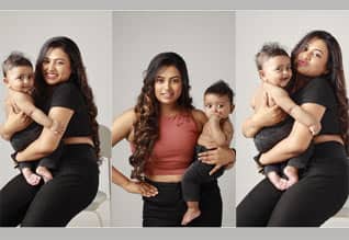 மகனுடன் போட்டோஷூட் நடத்திய பரீனா : வைரல் புகைப்படங்கள்