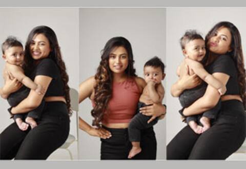 மகனுடன் போட்டோஷூட் நடத்திய பரீனா : வைரல் புகைப்படங்கள்