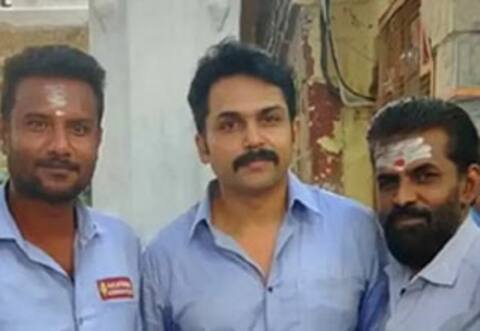 பழனி முருகன் கோயிலில் கார்த்தி தரிசனம்