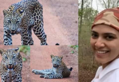 நெருங்கி வந்த சிறுத்தை : ஸ்தம்பித்து போன மாளவிகா