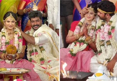 நவீன் - கண்மணி திருமணம் வைபவம் : குவியும் வாழ்த்துகள்