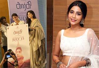 மேடையில் கண்கலங்கிய ஐஸ்வர்ய லட்சுமி