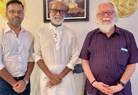 ரஜினியை சந்தித்த நம்பி நாராயணன்