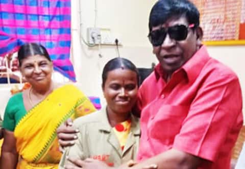 பண்ணாரி அம்மன் கோயிலில் வடிவேலு சாமி தரிசனம்