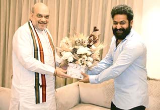 அமித்ஷா - ஜூனியர் என்டிஆர் சந்திப்பு : அரசியல் வட்டாரத்தில் பரபரப்பு