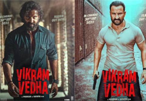 விக்ரம் வேதா ஹிந்தி டீசர் வெளியீடு, யார் நடிப்பு சிறப்பு ?