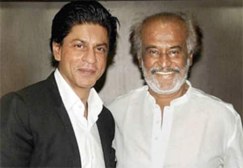 படப்பிடிப்பு தளத்தில் ரஜினி - ஷாருக்கான் திடீர் சந்திப்பு!