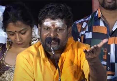ஹீரோயினை மோசமான வார்த்தையால் திட்டிய கஞ்சா கருப்பு: மேடையில் பரபரப்பு