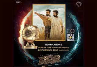 கோல்டன் குளோப் போட்டியில் ஆர்ஆர்ஆர் : சினிமா பிரபலங்கள் வாழ்த்து