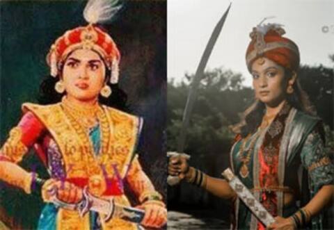 வேலுநாச்சியர் கெட்டப்பில் அசத்தும் சிவின்