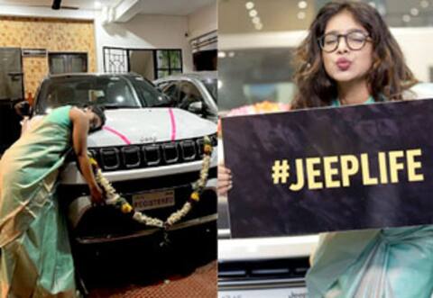 ஜீப் கார் வாங்கி கெத்து காட்டிய வீஜே பார்வதி