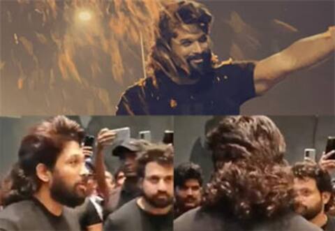 புதிய தோற்றத்தில் புஷ்பா 2 படப்பிடிப்பில் அல்லு அர்ஜுன்