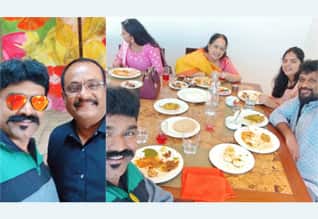 தனது சீரியல் நடிகர்களுக்கு விருந்து வைத்த இயக்குநர்