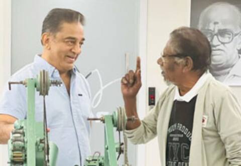 ராஜ்கமல் அலுவலகத்தில் கமல் - பாரதிராஜா திடீர் சந்திப்பு