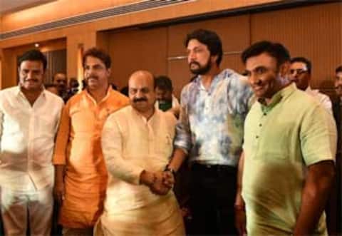பா.ஜ.,விற்கு பிரசாரம் செய்யப் போகும் நான் ஈ சுதீப்?