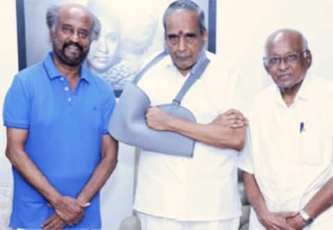 ஏ.வி.எம் சரவணனை சந்தித்த ரஜினி