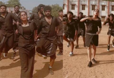 கணவருக்காக வேஷ்டி கட்டி குத்தாட்டம் போட்ட கீர்த்தி சாந்தனு!