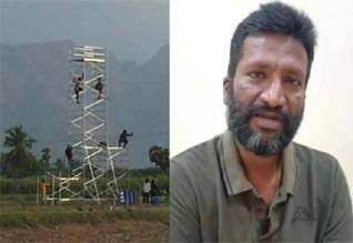 மார்கழி திங்கள் படப்பிடிப்பில் விபத்து: தப்பிய லைட்மேன்!