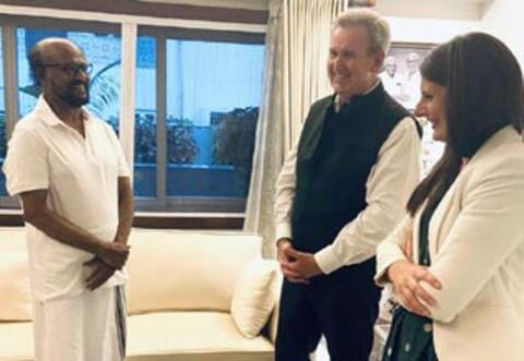 ரஜினிகாந்துடன் ஆஸ்திரேலியா நாட்டு தூதர் சந்திப்பு