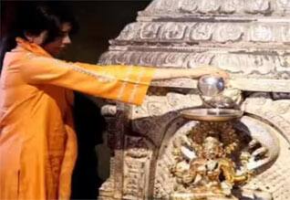 வேலூர் பொற்கோயிலில் பாலாபிஷேகம் செய்த சமந்தா
