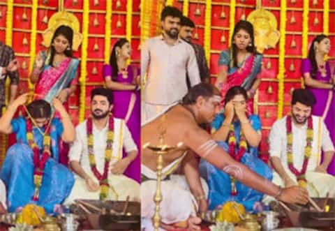தனக்குத்தானே தாலி கட்டிய சீரியல் நடிகை