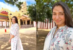 இலங்கை நல்லூர் கந்தசாமி கோயிலில் ஆண்ட்ரியா சாமி தரிசனம்
