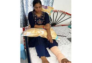 குக்வித் கோமாளி மணிமேகலைக்கு காலில் என்னாச்சு.?