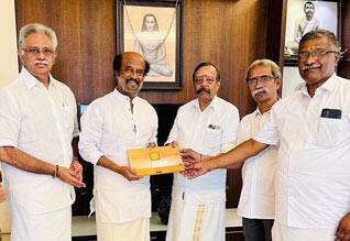 அயோத்தி ராமர் கோவில் கும்பாபிஷேகம்: ரஜினிக்கு நேரில் அழைப்பு