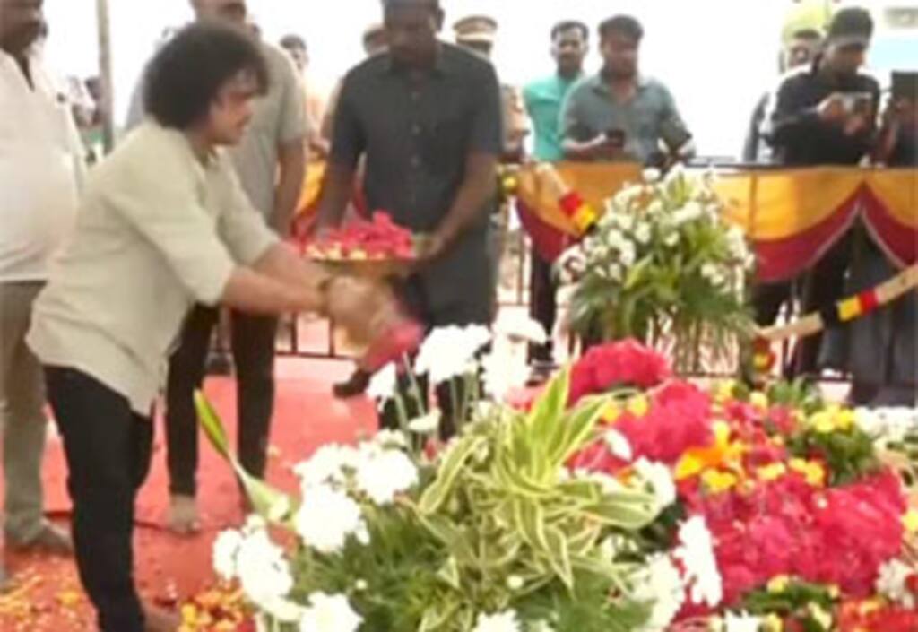 50 பேருக்கு தினமும் உணவு : விஜயகாந்த் நினைவிடத்தில் புகழ் எடுத்த சபதம்