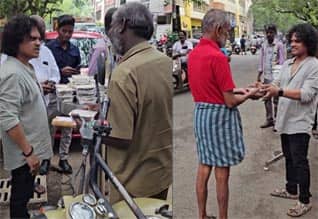 விஜயகாந்த் நினைவிடத்தில் ஆசிர்வாதம் வாங்கிய புகழ்! : தினமும் 50 பேருக்கு சாப்பாடு வழங்குகிறார்