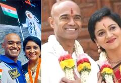 2வது திருமணம் செய்த ‛அனேகன் நடிகை : ககன்யான் விண்வெளி வீரரை மணந்தார்