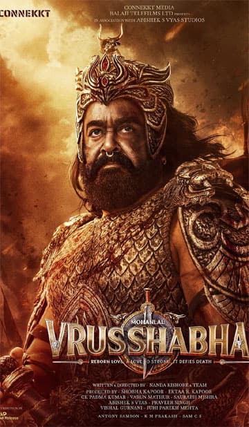 விருஷபா (மலையாளம், தெலுங்கு),Vrusshabha