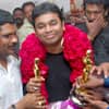 ஏ.ஆர்.ரஹ்மானுக்கு உற்சாக வரவேற்பு