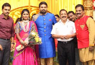 பெப்சி விஜயன் மகன் திருமணம்