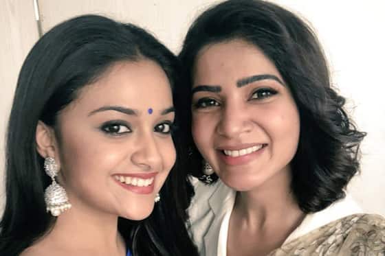 தெலுங்கில் வெளியாகியுள்ள மகாநதி பட புரமோஷன் நிகழ்ச்சிகளில் கலந்து கொண்ட சமந்தாவும் கீர்த்தி சுரேஷும் எடுத்துக் கொண்ட ஜாலி செல்பி.