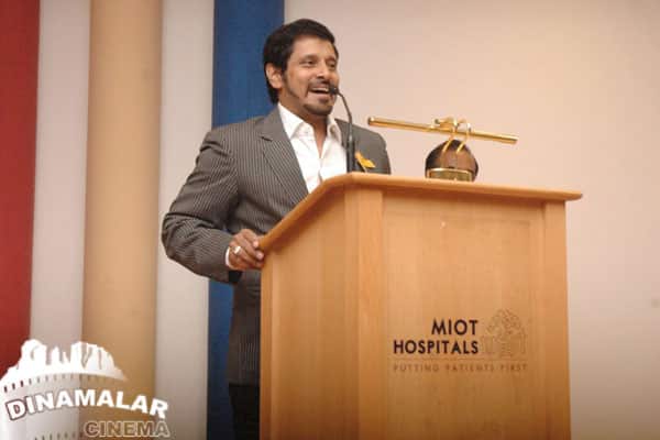 ஹெபடைட்டிஸ் - பி பிரச்சாரத்தில் விக்ரம்