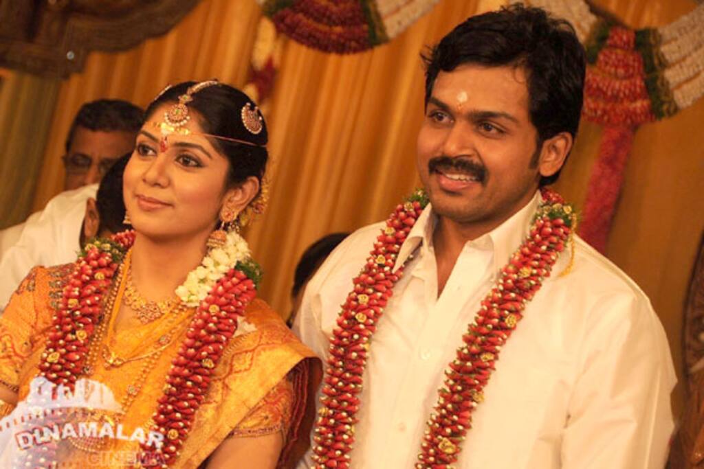 கார்த்தி - ரஞ்சனி திருமணம்