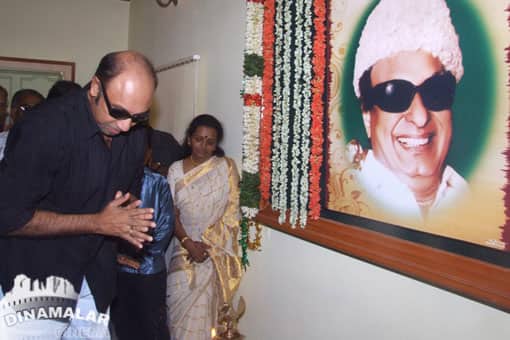எம்.ஜி.ஆர். ஸ்டூ‌டியோ திறப்பு விழா