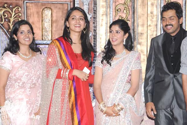 கார்த்தி - ரஞ்சனி திருமண வரவேற்பு!